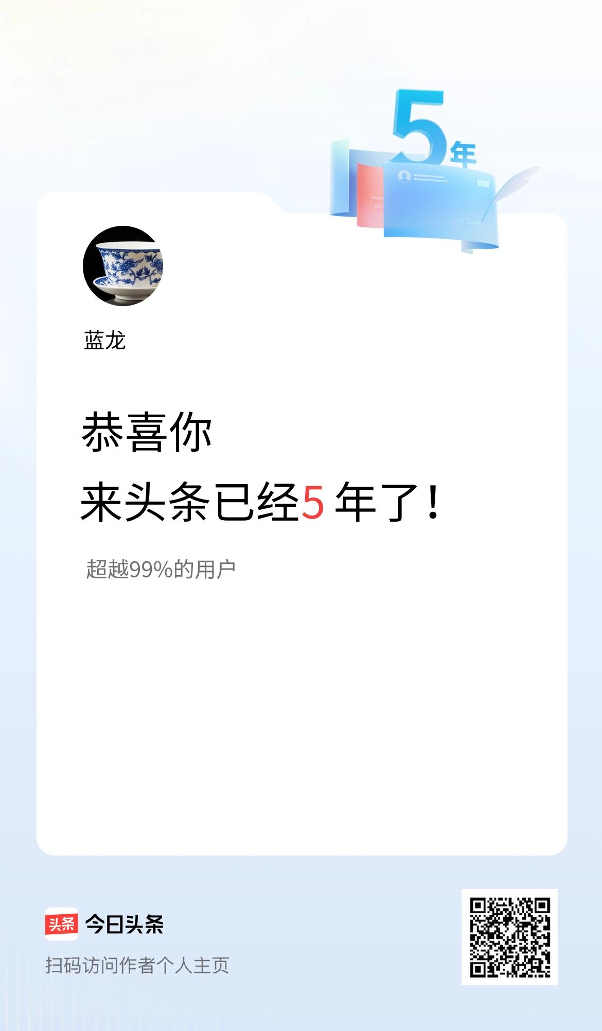 来头条已经5年了！