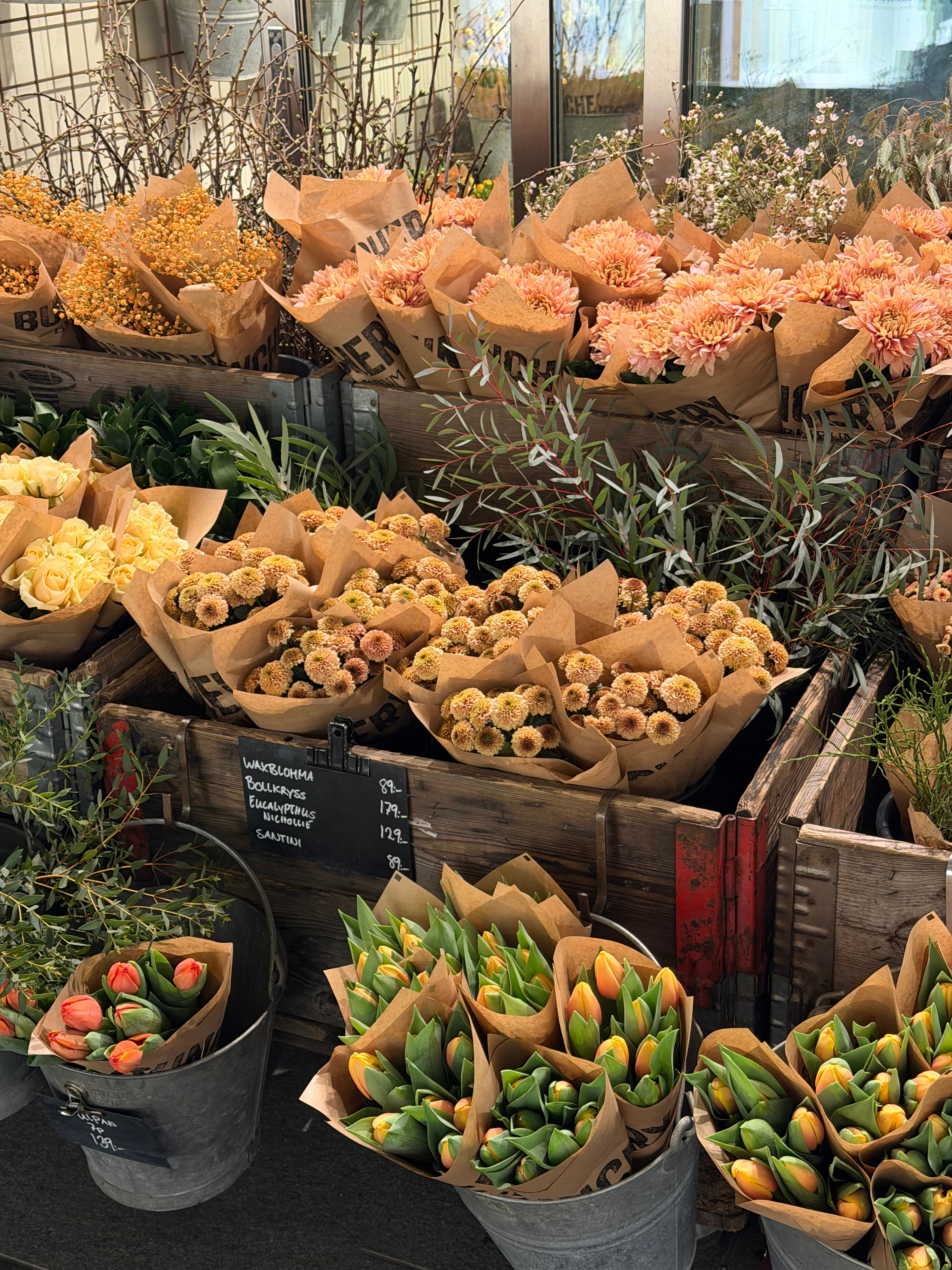 一个街边的花店 好喜欢幸福生活中的仪式感