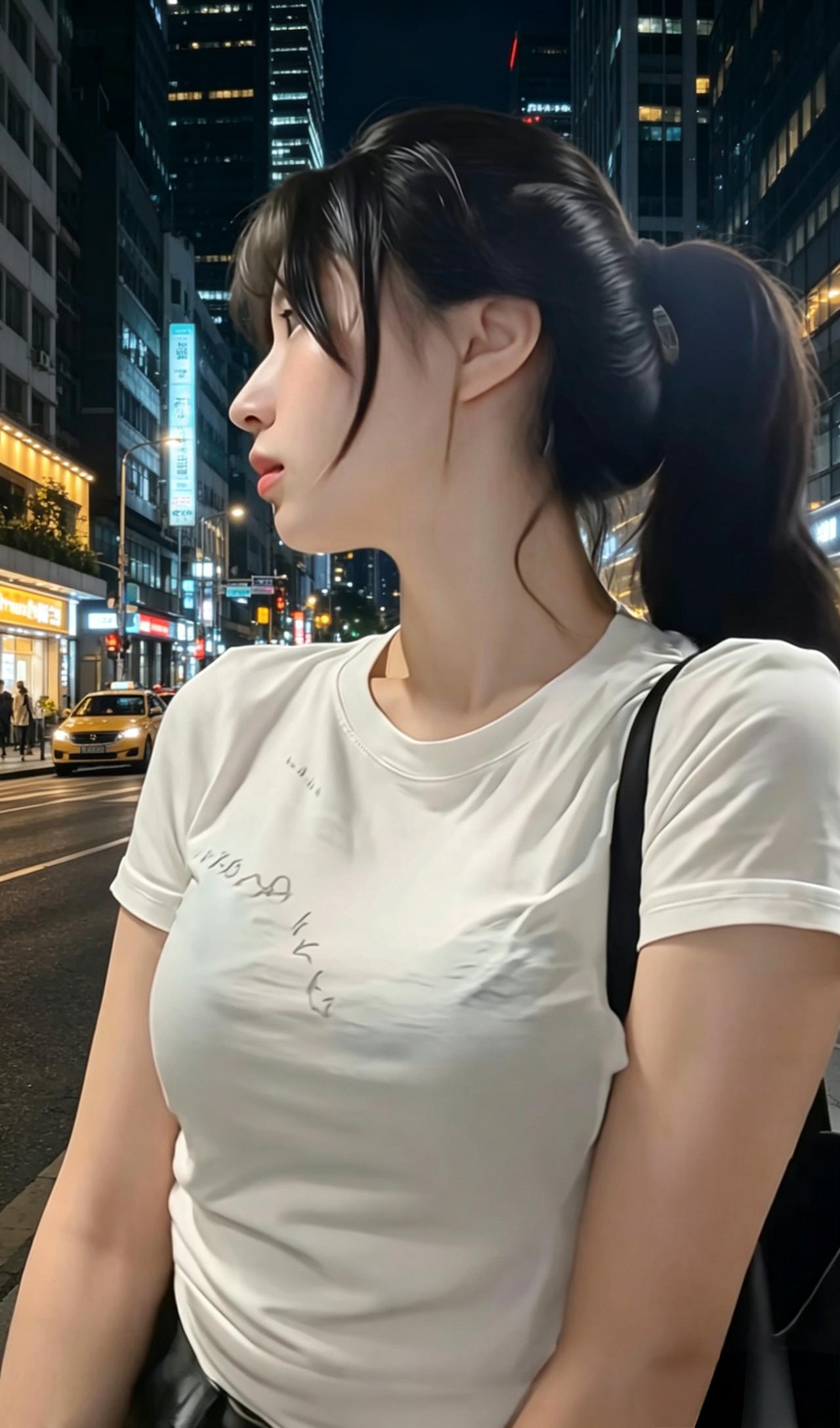 看   为你 扎的马尾