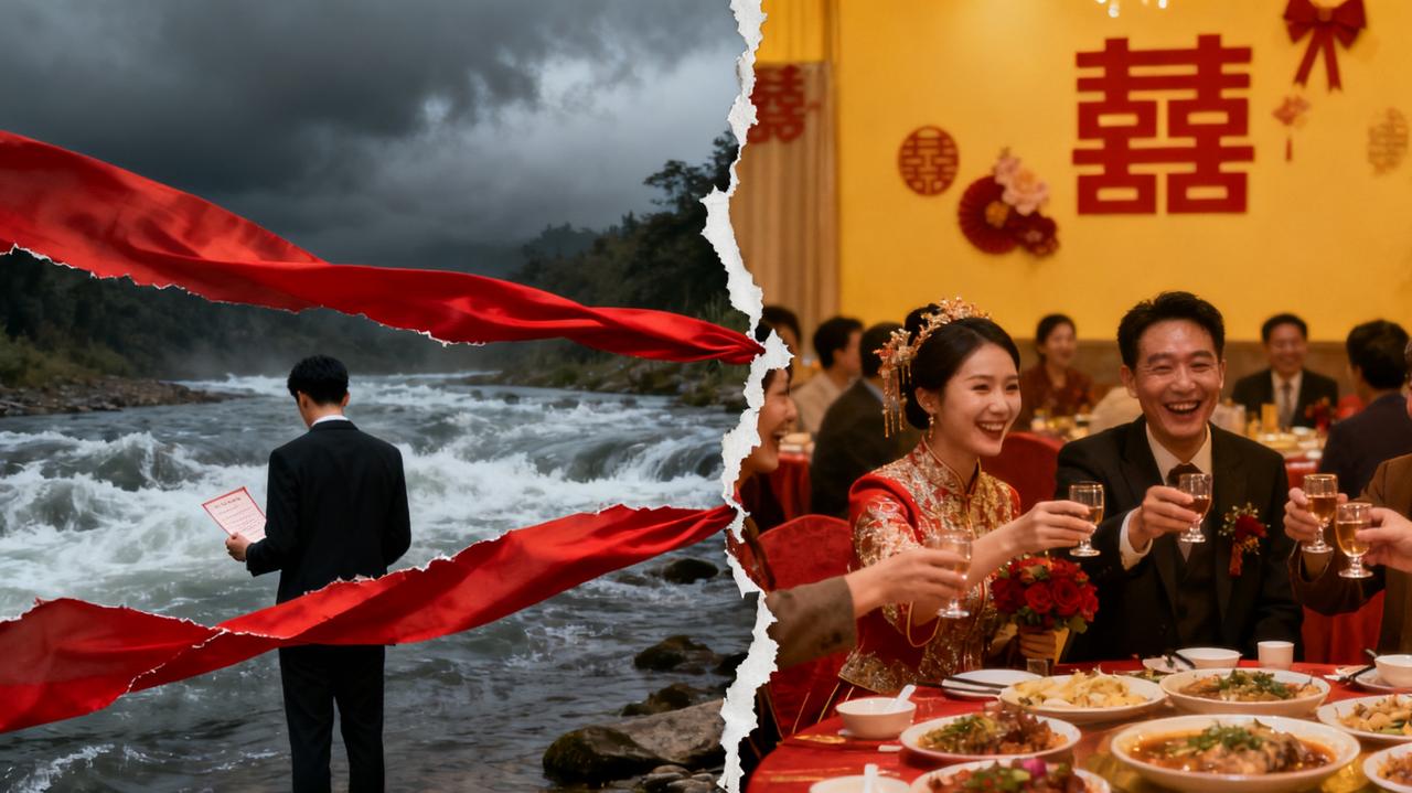 【婚日两幕：悲剧与暖意背后的婚俗反思】

10月3日，陕西旬阳29岁新郎周某的婚