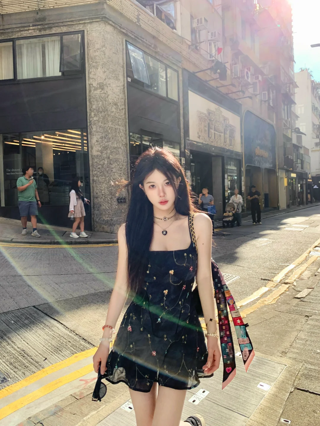 阳光下的香港街拍🇭🇰