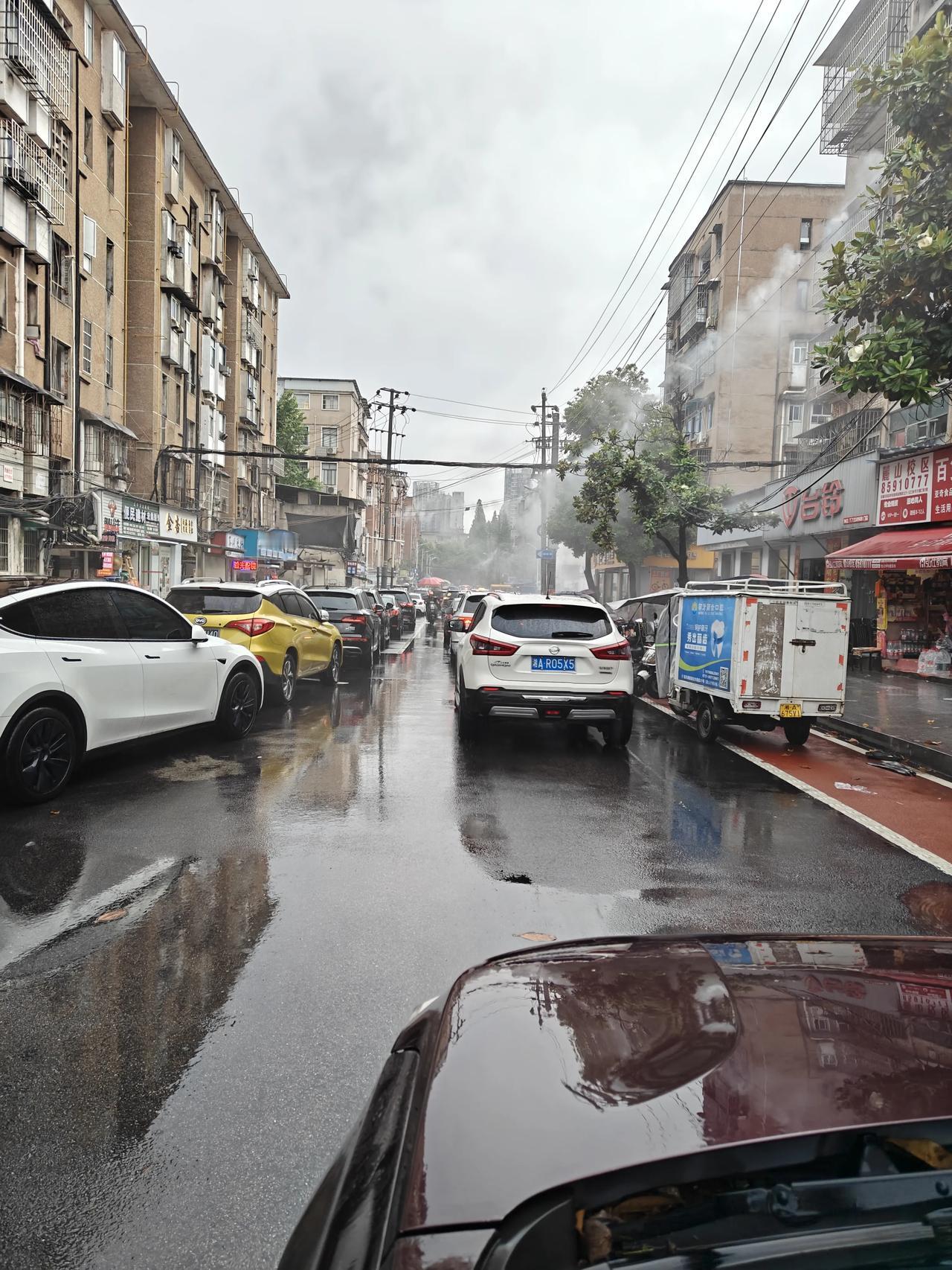 关于望月湖区域雨天喷雾设备违规运行的情况反映

今日，本人在望月湖区域发现一处不