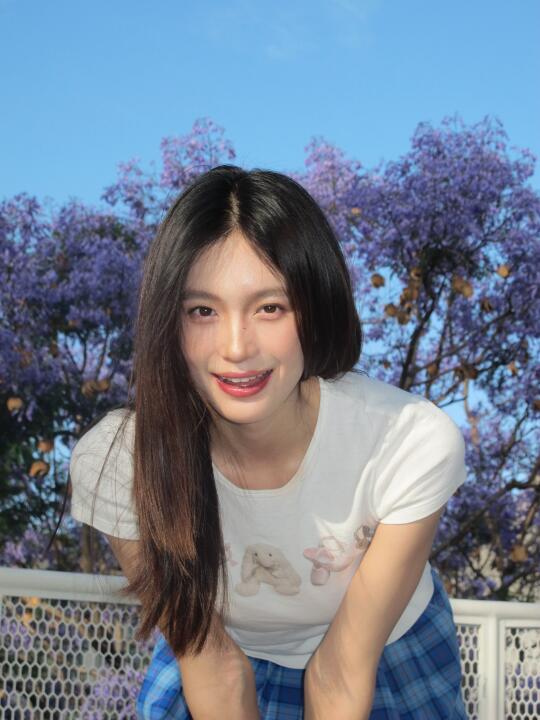 hi 宝宝 一起看蓝花楹啊