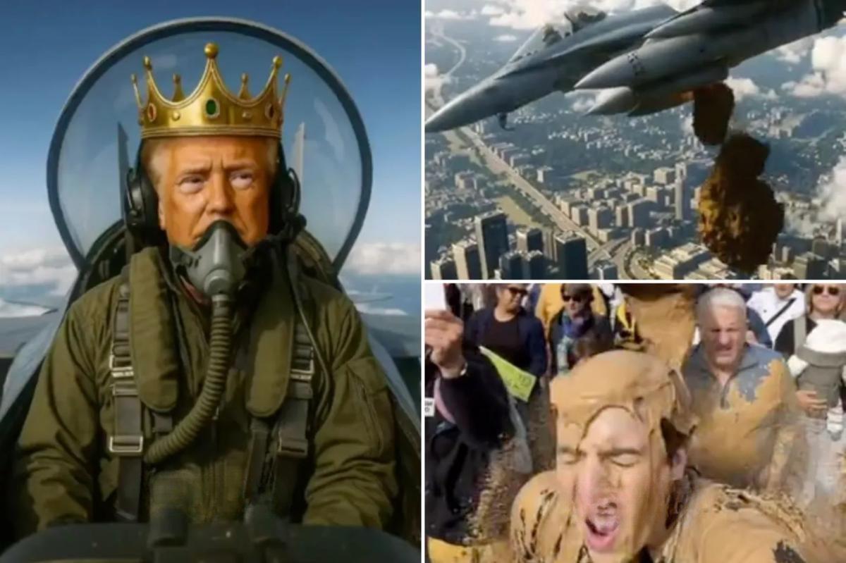 【魔法对轰升级，全美700万人“不要国王”，特朗普开战机向人群“泄粪”】

全美