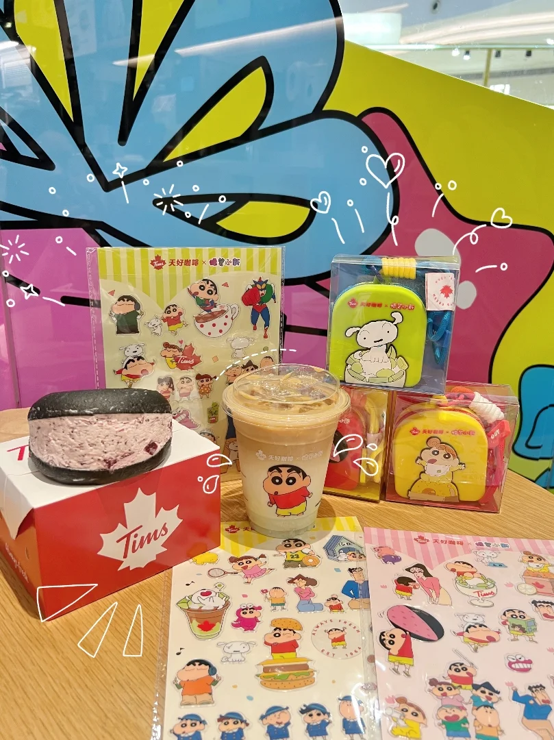 Tims居然和蜡笔小新来了一场联名！！