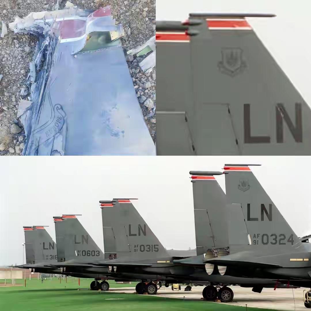 现实版大片“黑鹰坠落”上映，4月3日美军战机被击落，飞机残骸和驾驶员逃生椅照片流