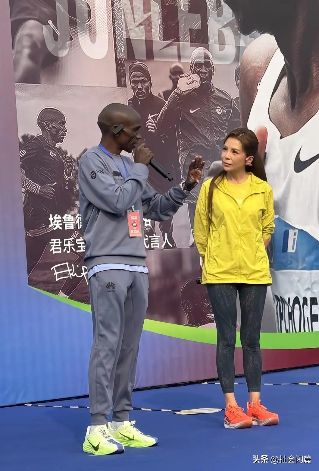 埃鲁德·基普乔格，这位马拉松以及长跑界的传奇人物，在石家庄刮起了黑色的旋风，他不