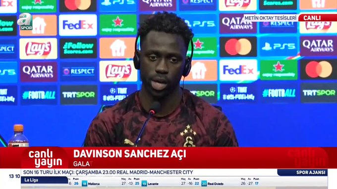 D-桑切斯：加拉塔萨雷是世界最佳之一，踢利物浦必须要全力