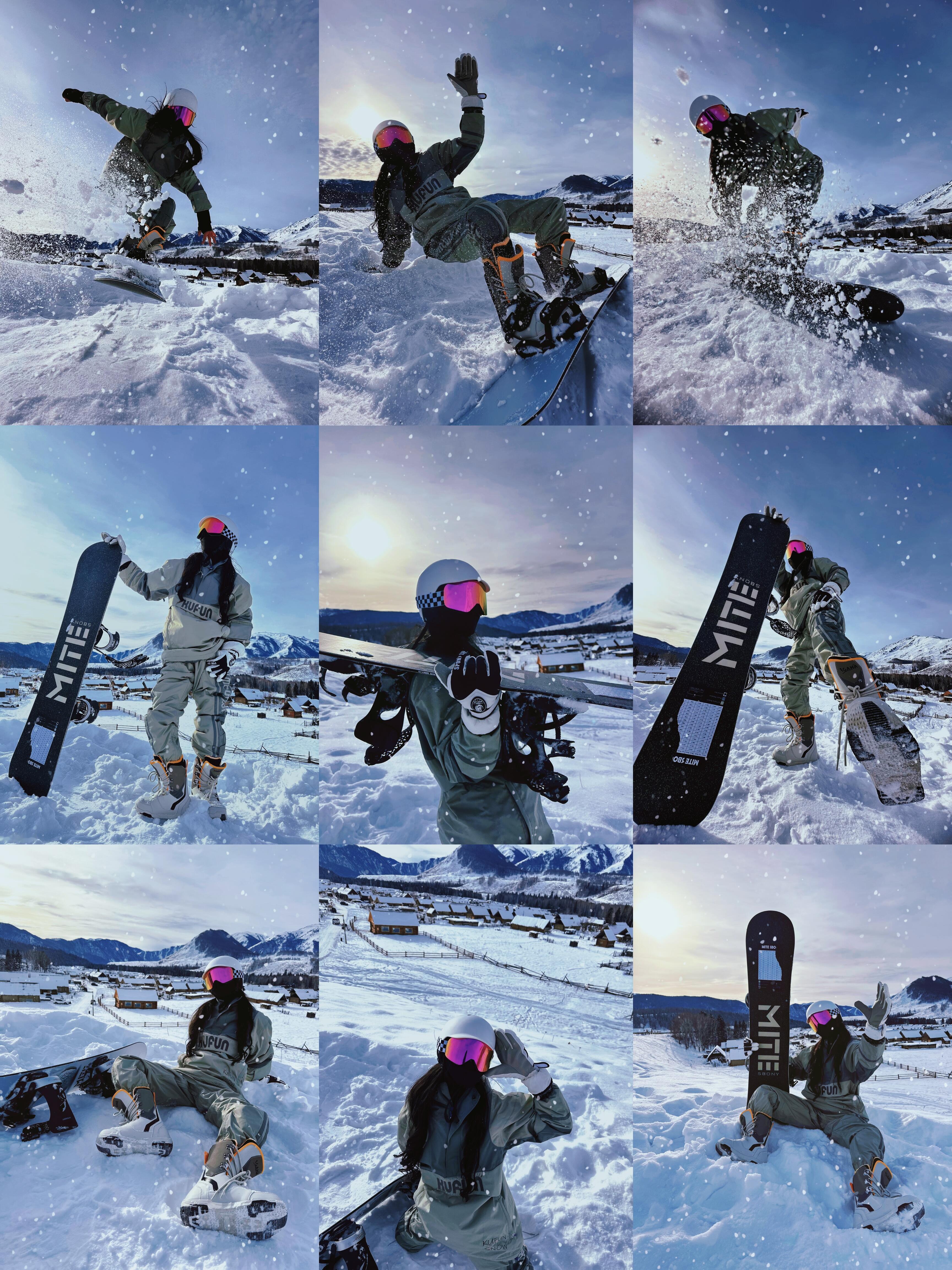 1⃣️4⃣️×9⃣️个滑雪拍照姿势存一下📸 