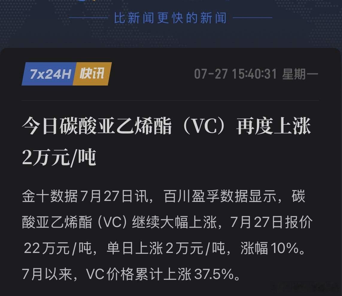 炸天了！VC一天涨价2万/吨，从4.6万涨到22万，到底发生了什么？化工圈火爆了