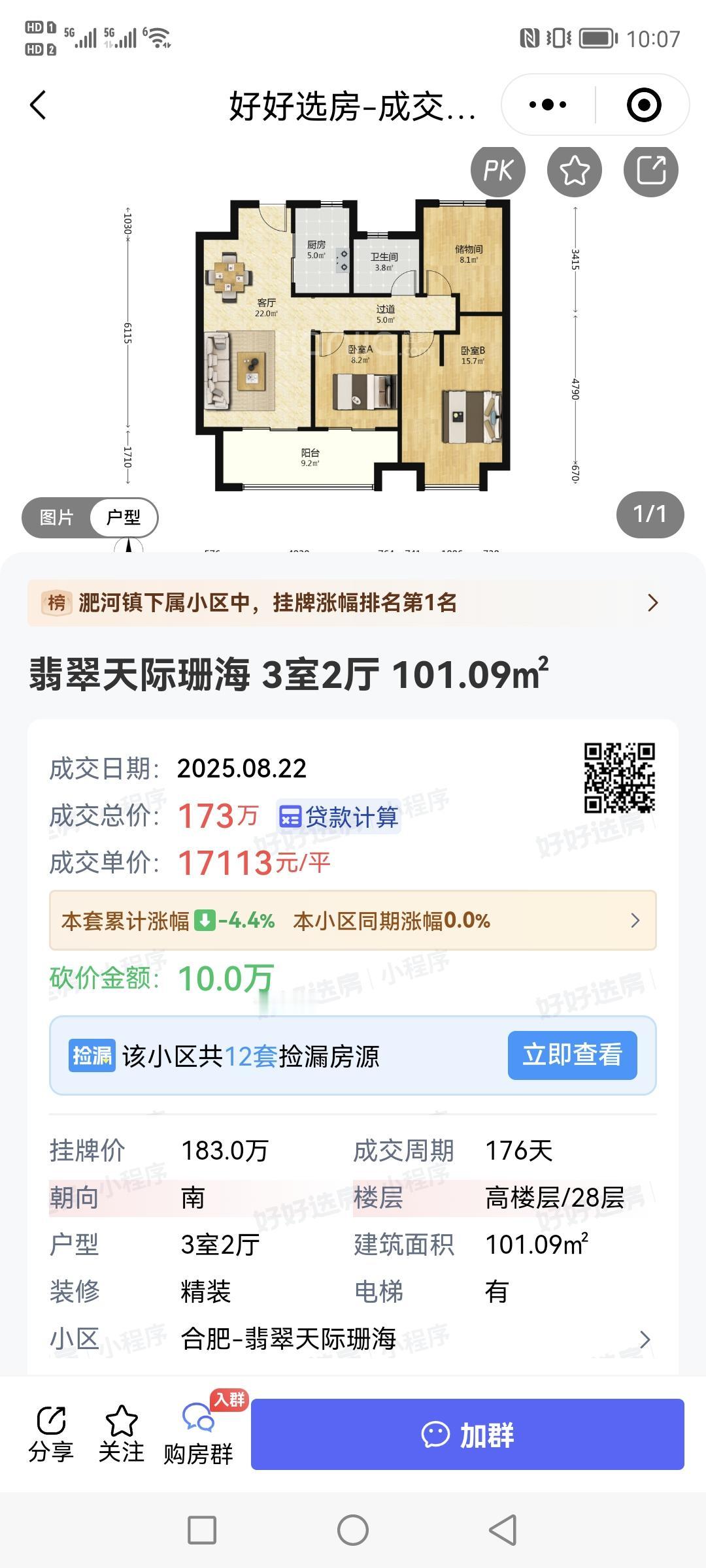 喜欢买次新二手房的，看看最新的行情。
个人觉得万科翡翠天际就是淝河的标准。现在这
