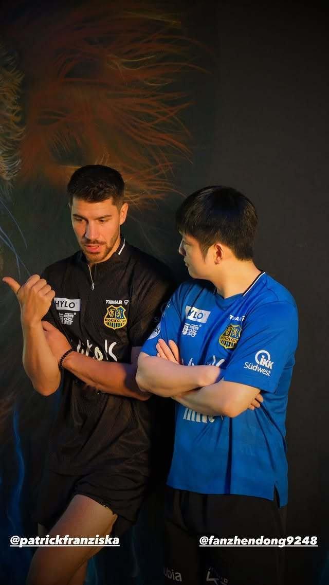 小弗说和樊振东当队友是年度高光    和樊振东当队友是什么体验？德国乒协年度采访