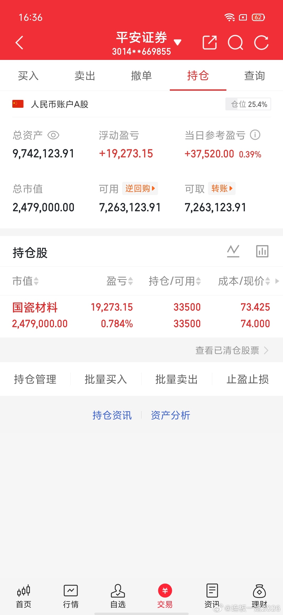 交易更新《第65天》：不要盲目跟风，拒绝马后炮！挑战一年翻6倍，本金300W，做