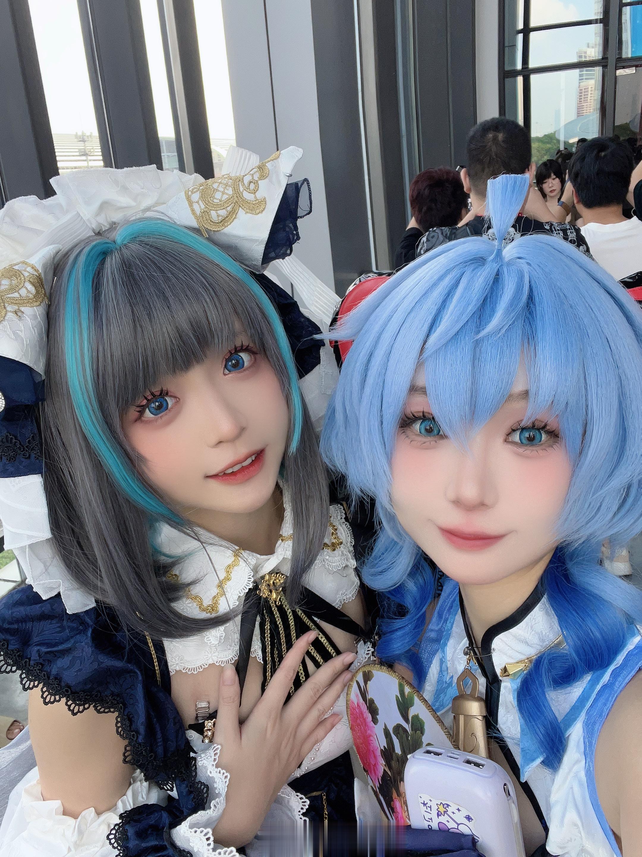 #cicf中国国际漫画节动漫游戏展##二次元cos大赏# 没怎么拍到合照好痛心，