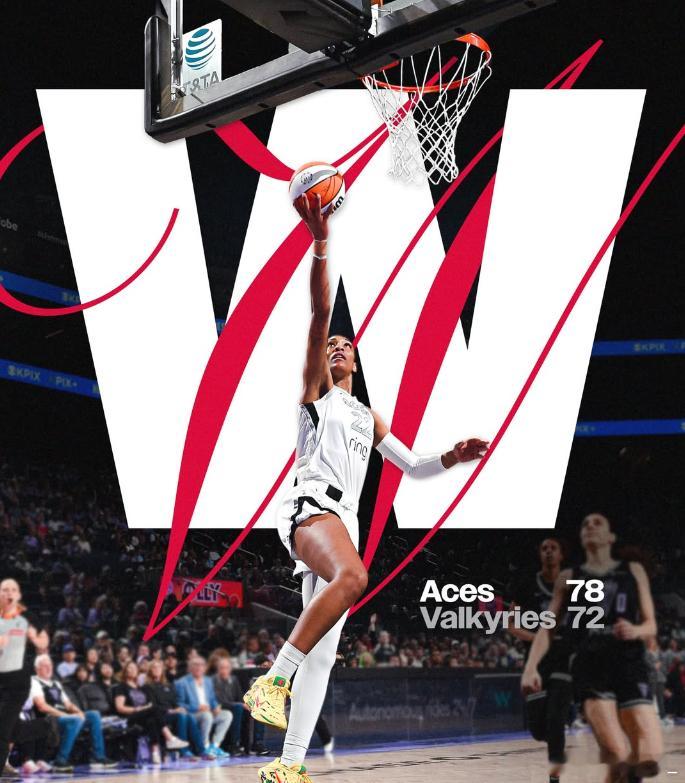 【WNBA综述：拒绝逆转 王牌客场战胜女武神】今日，WNBA常规赛只有1场比赛，