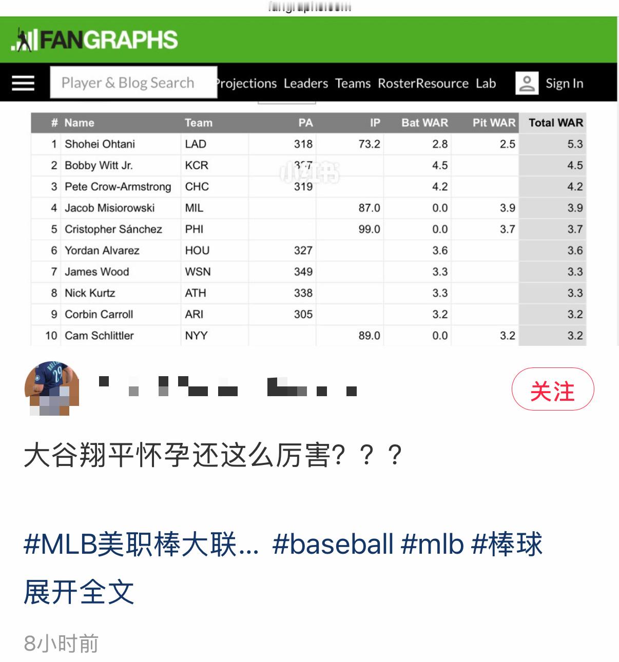 大谷翔平怀孕了还这么厉害？ 