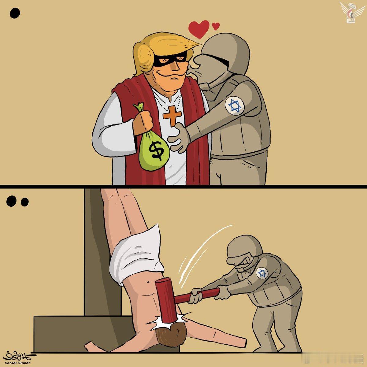 据X博主制图：锡安主义者与伪基督的关系。美以伊冲突巴以冲突海外新鲜事黄媒不会说的