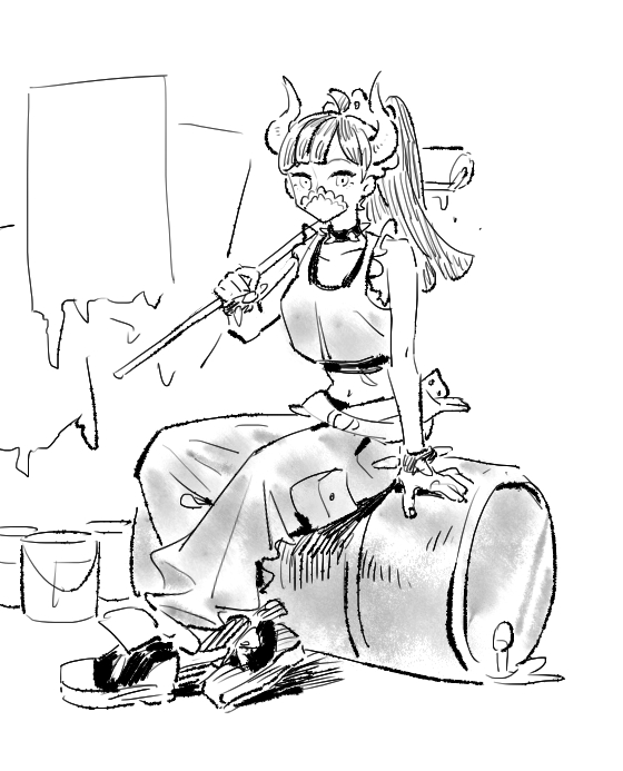 （已授权）X画师Raine画作：近期乌尔缇合集，出处url：R_a_ine乌尔缇