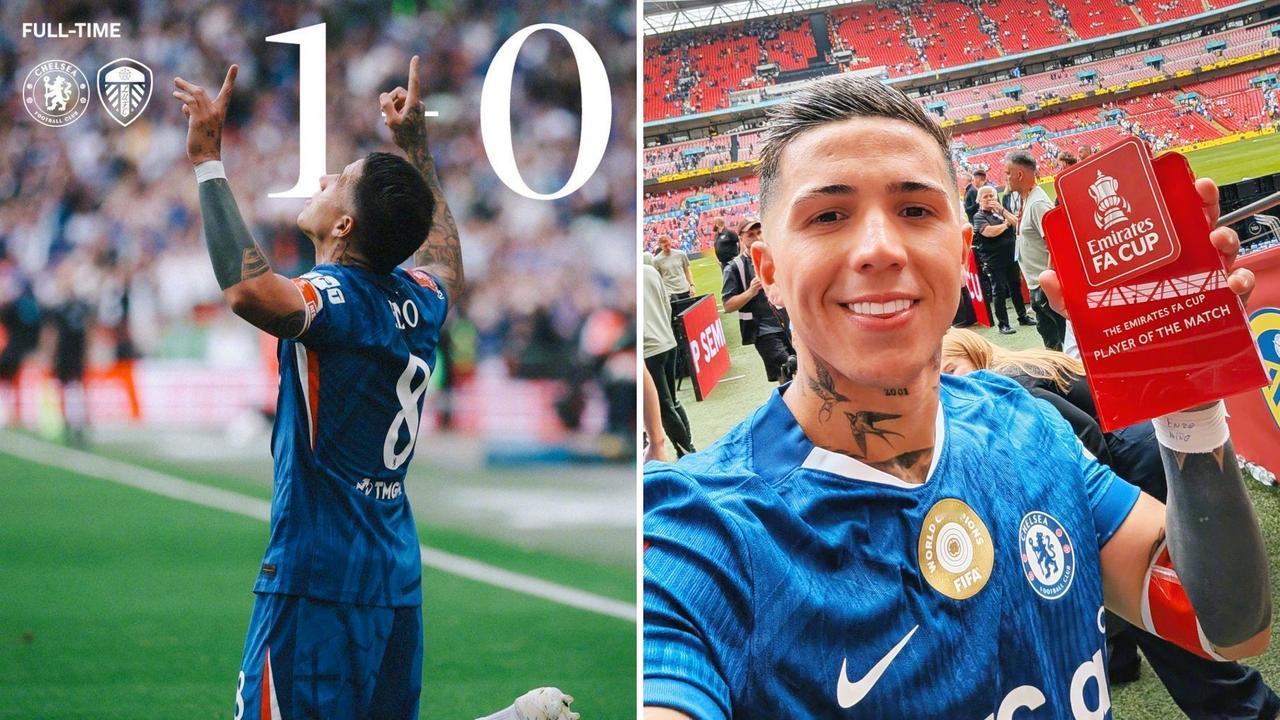 足总杯：切尔西1-0击败利兹联，终结三连败与曼城会师决赛。
内托助攻恩佐头球破门