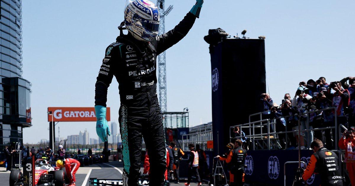 [To learn English]
George Russell held o