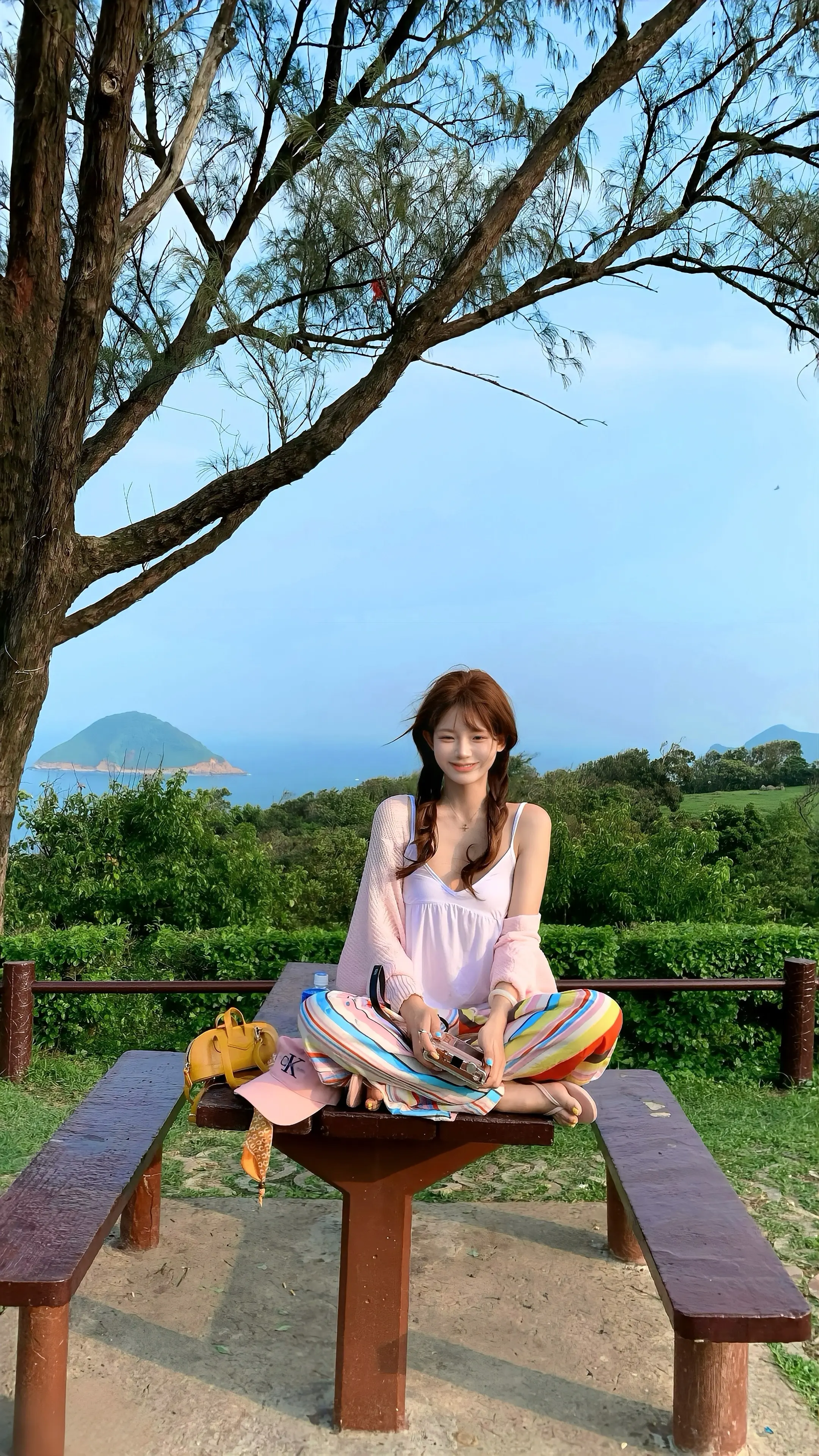 我已经开始期待夏天了冰淇淋 短袖 海边还有你