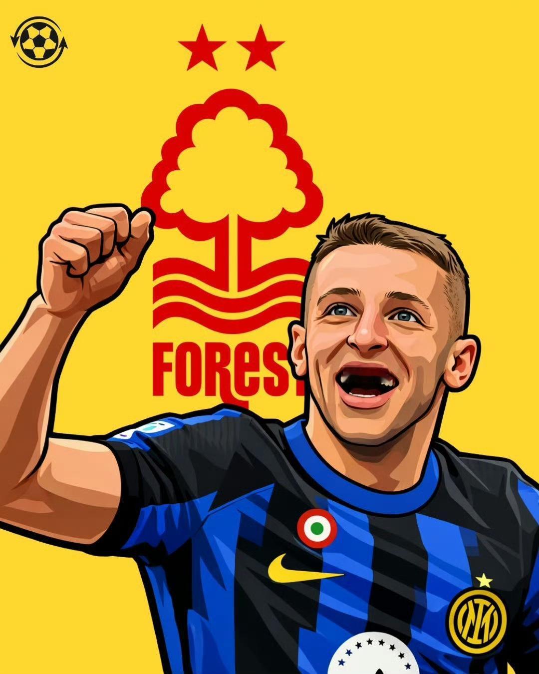 全市场网:英超球队诺丁汉森林正全力求购意大利国脚、国米中场戴维德·弗拉泰西。
球