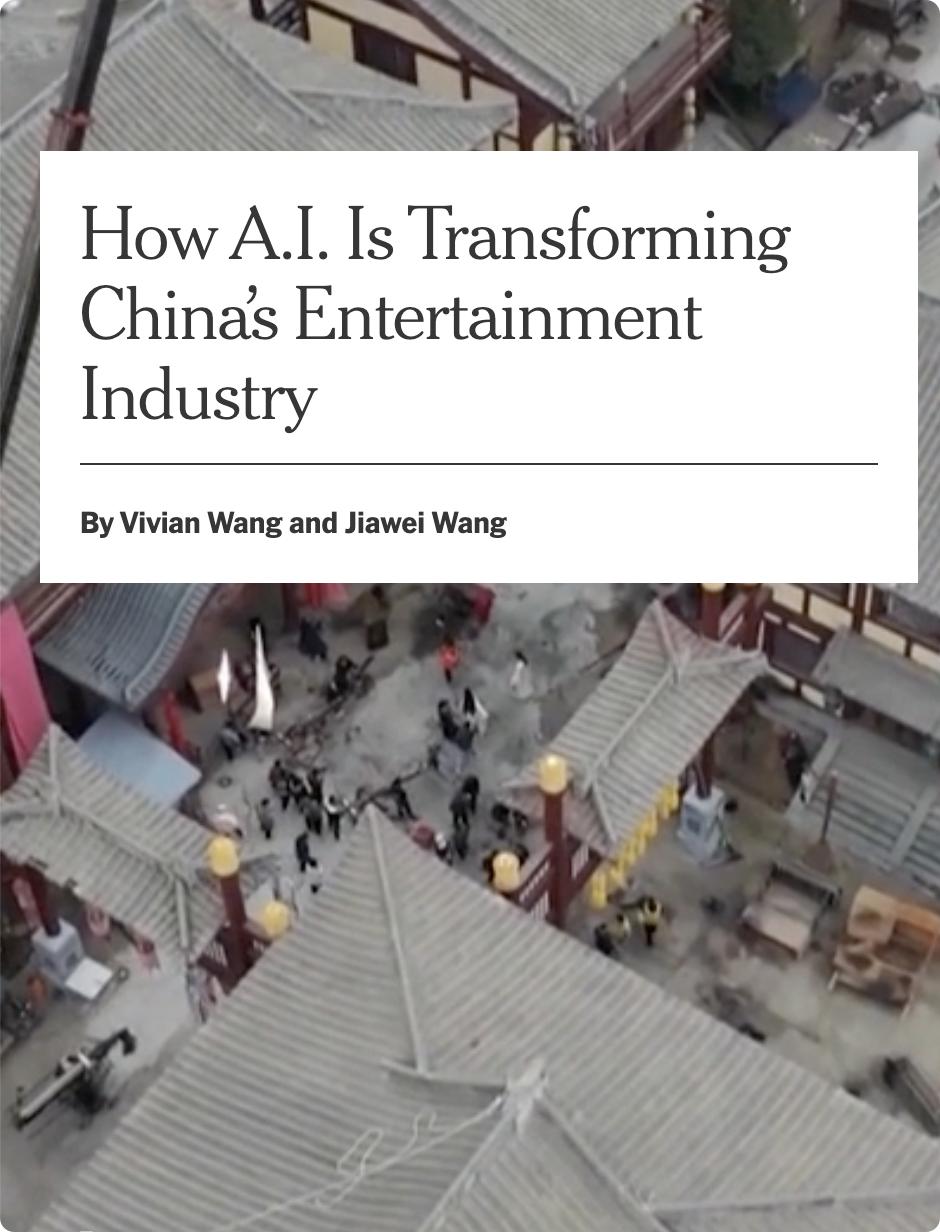 美媒：AI席卷中国微短剧行业，每分钟30美元量产内容，演员失业潮汹涌而来

AI
