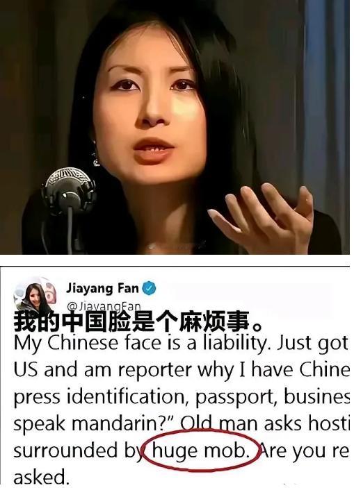 既然觉得“中国脸”阻碍了自己的职业前途，为什么不整成黑人呢？华裔记者对自己的“中