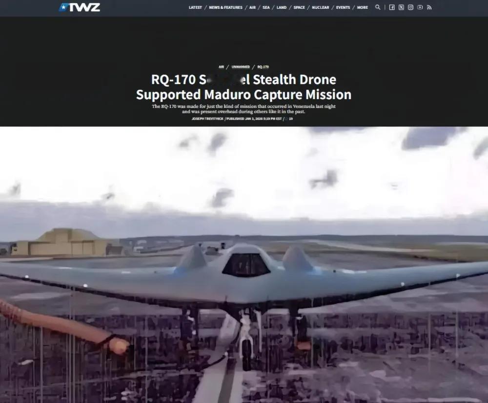 为美军突袭委内立下头功的隐身无人机RQ-170
RQ-170至今仍被美国列为高度