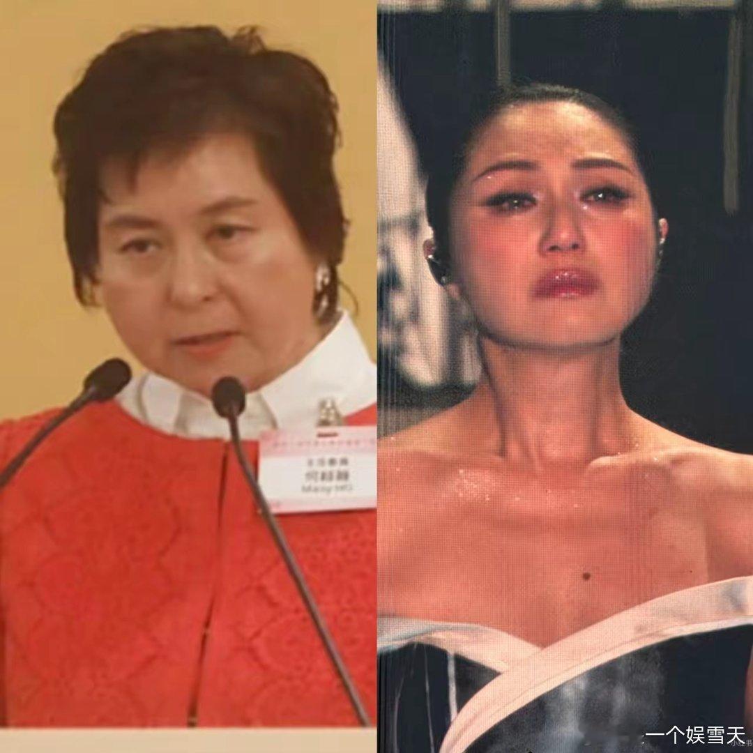 看了今天的新闻，终于明白为什么昨晚杨千嬅哭得那么伤心了，原来赌王二房三千金何超蕸