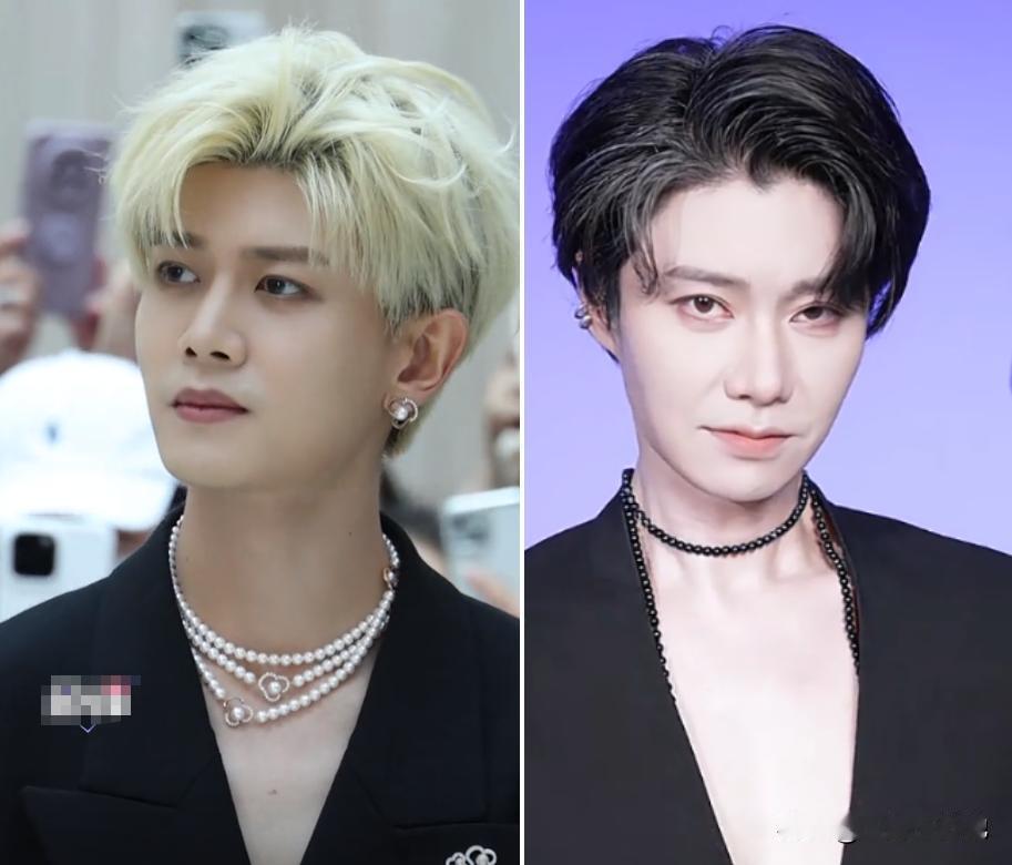 李二牛爆改男团妆，脖子上都是一层一层的皱纹，疑似受伤后遗症，撞脸了任嘉伦。

说