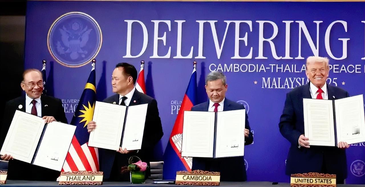 美国为啥这次劝架也会翻车？泰国和柬埔寨又在边境打起来了，有意思的是上次美国还能凭