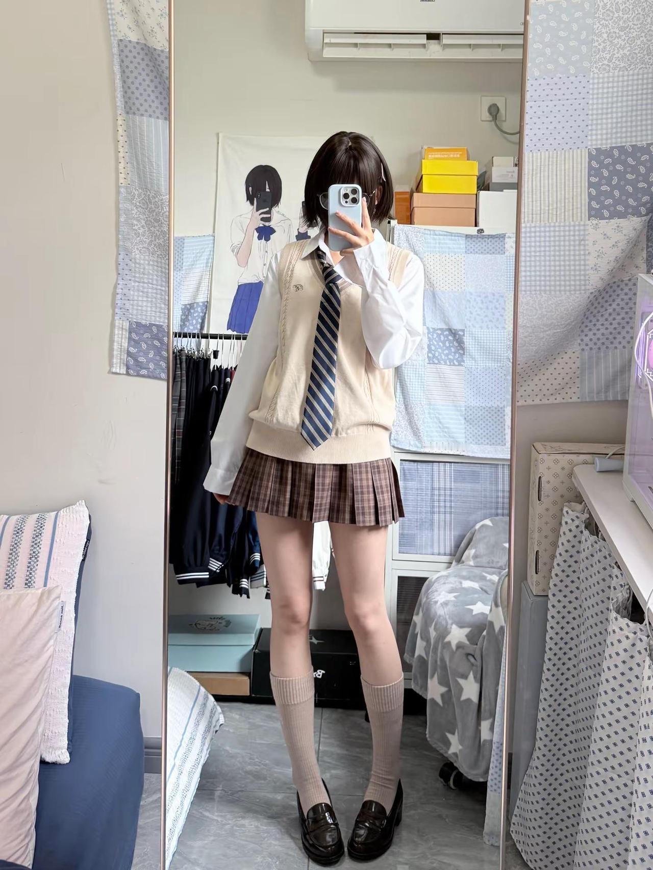 暖色系荼梅 荼梅tumei jk jk穿搭