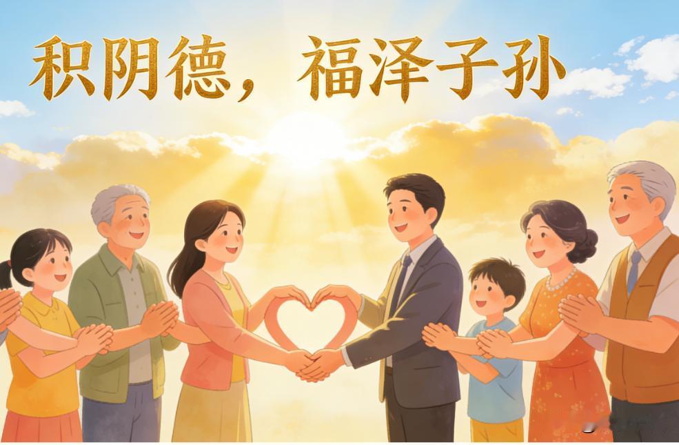 积累阴德最快的10个方法，经常做可以造福子孙后代：
1. 孝敬父母长辈
2.接济