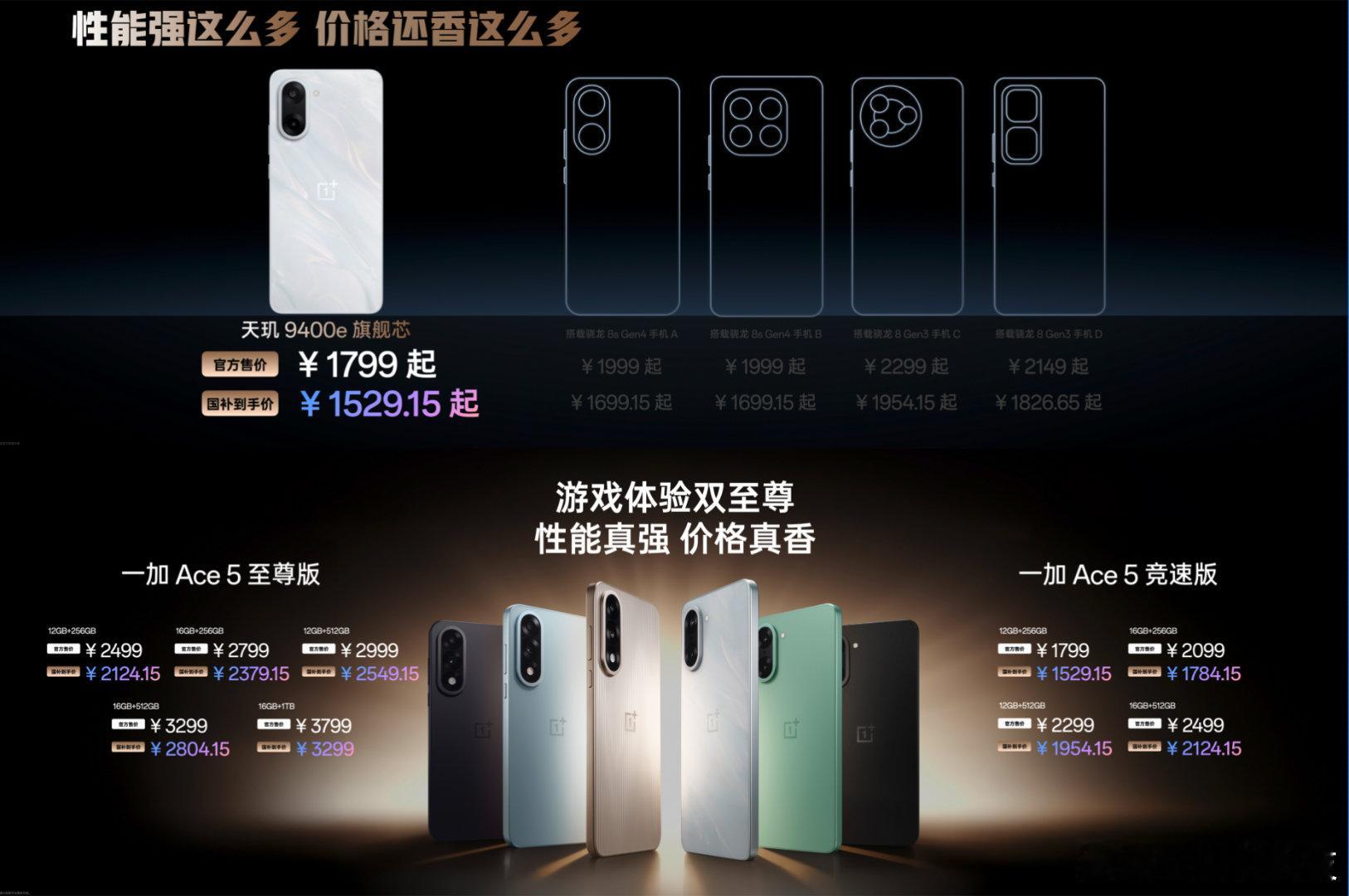 以普及至尊游戏体验为目标，一加还带来了一加Ace5竞速版，它既是「性能小至尊」，