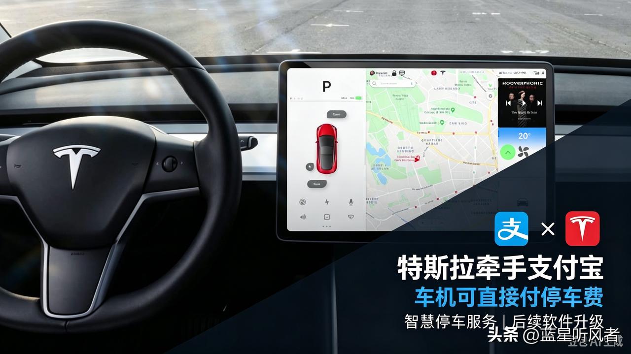 重磅合作落地！特斯拉牵手支付宝，车机直接一键付停车费，网友脑洞已经收不住了
 