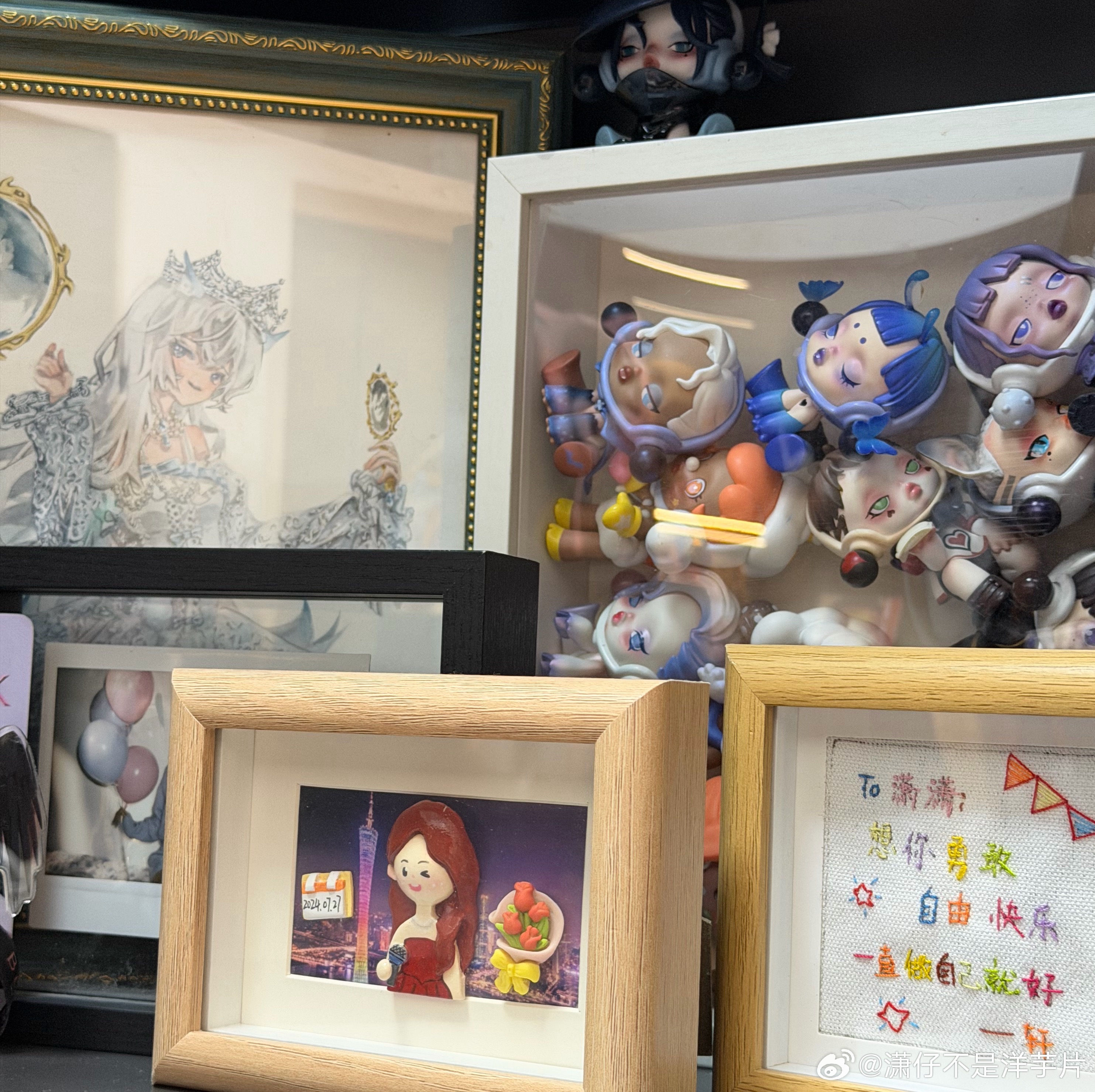 最近在家里大扫除！严肃给闺蜜们展示我如何收纳大家的礼物！ ！ ！ 