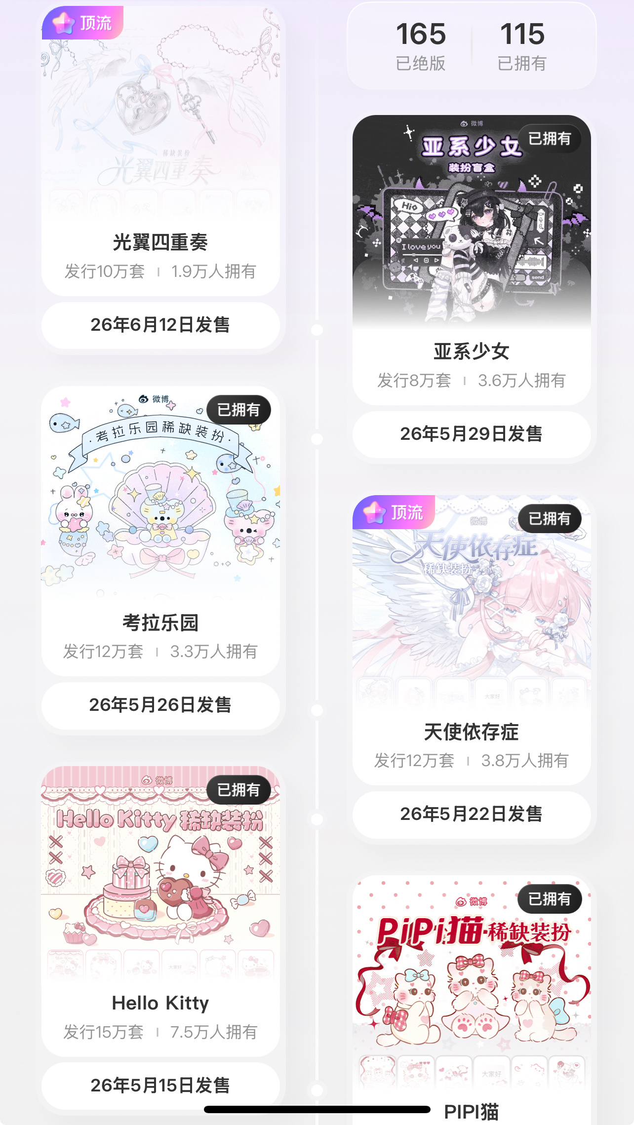 我刚发现这个稀缺装扮还有顶流，抢手之分 