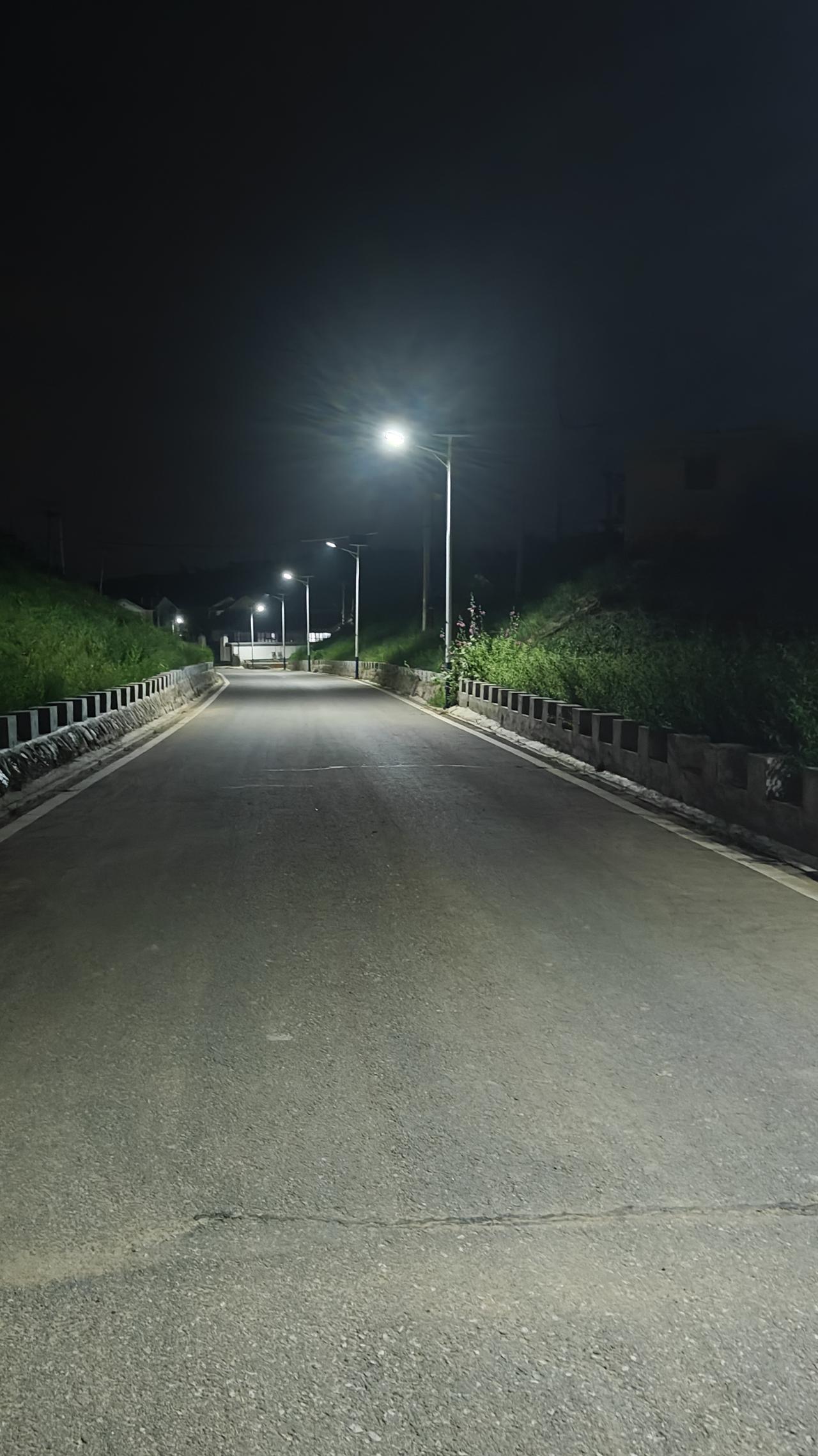乡村的夜色。
