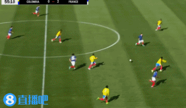 图拉姆传射！杜埃后点包抄单场梅开二度，法国3-0哥伦比亚