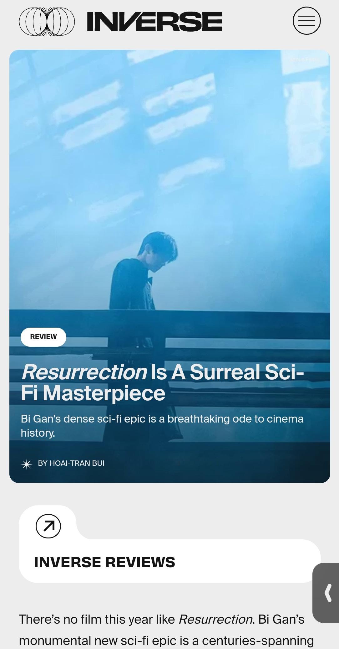 美国《Inverse》发布《狂野时代》长评作者：Hoai-Tran Bui 时间