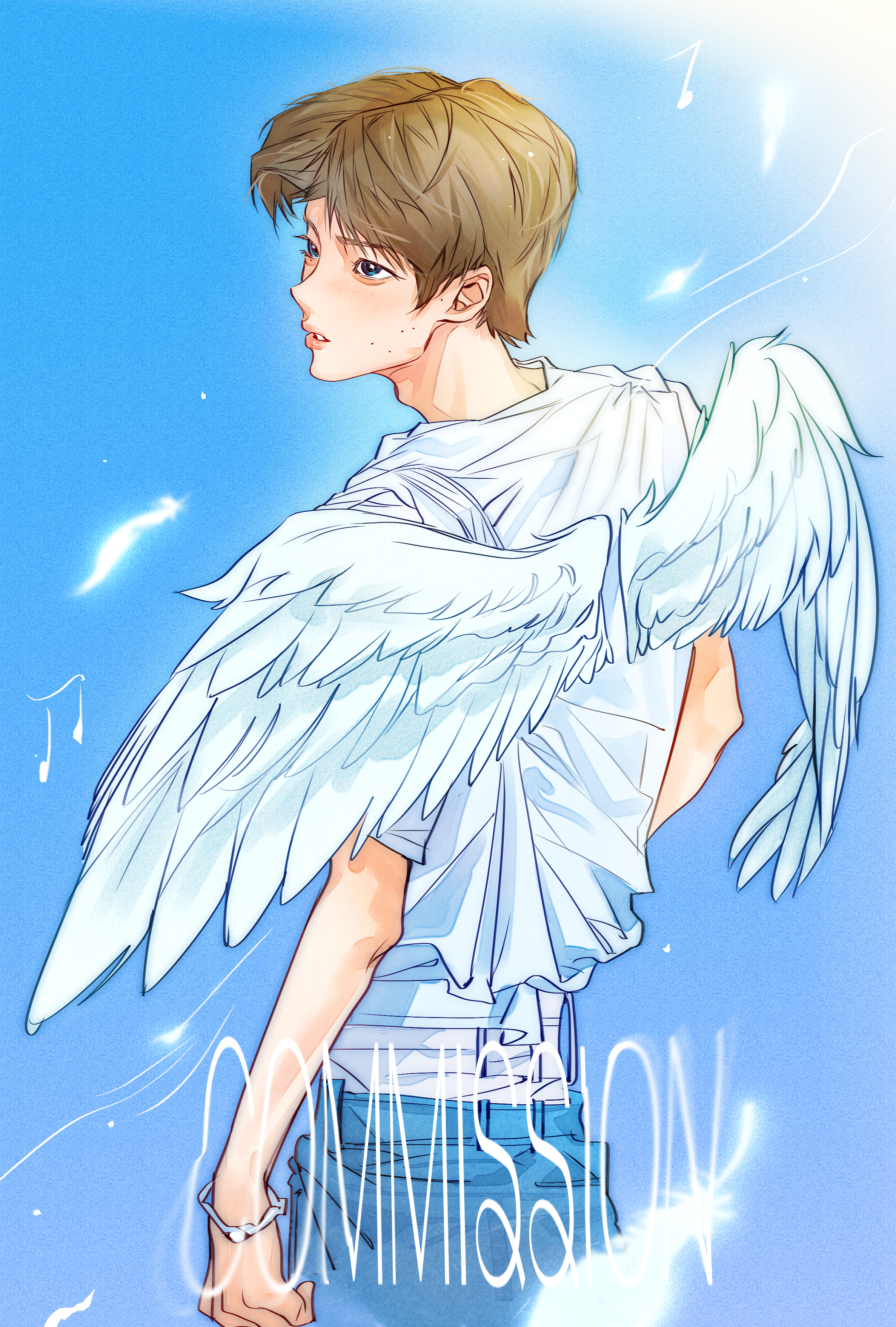 一朝一熙🪽 DAY295 你一定就是那个天使。【commission】 
