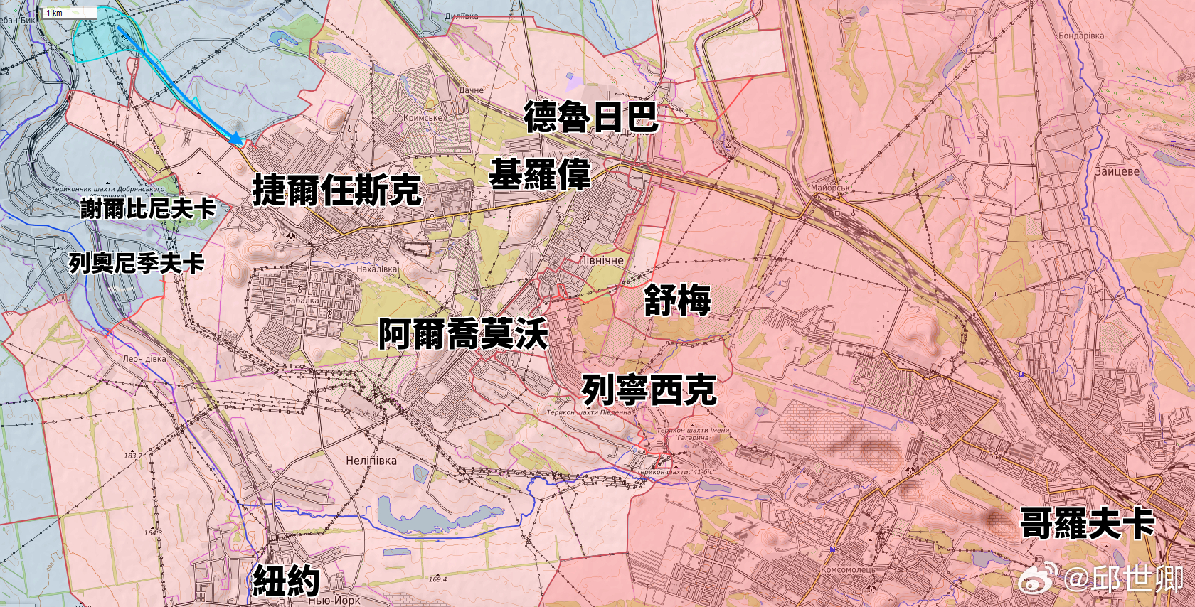 更新捷爾任斯克一線態勢 烽火问鼎计划 伊斯坦堡談判前夕，烏軍在捷爾任斯克又湊了一