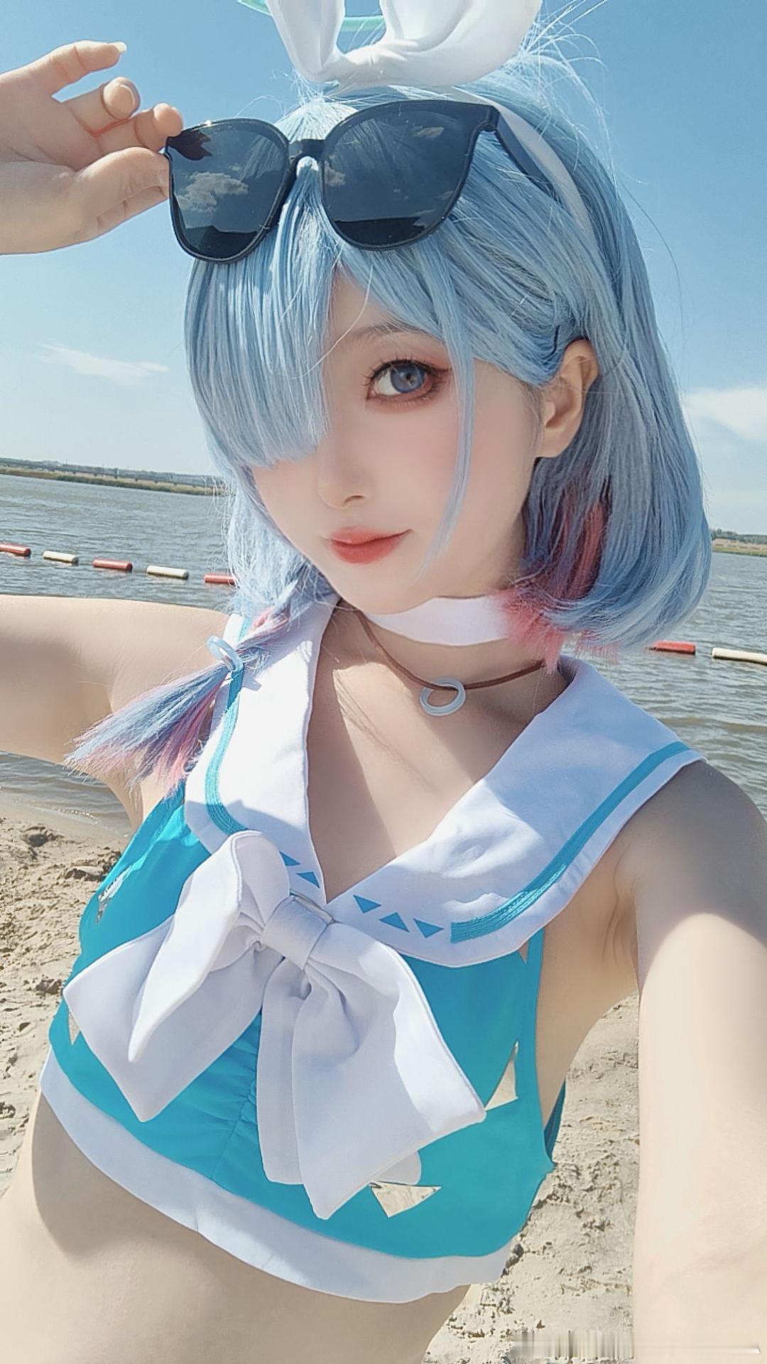 cosplay[超话] 阿罗娜泳装点亮你的次元图鉴动漫嘉年华二次元快乐日二次元c