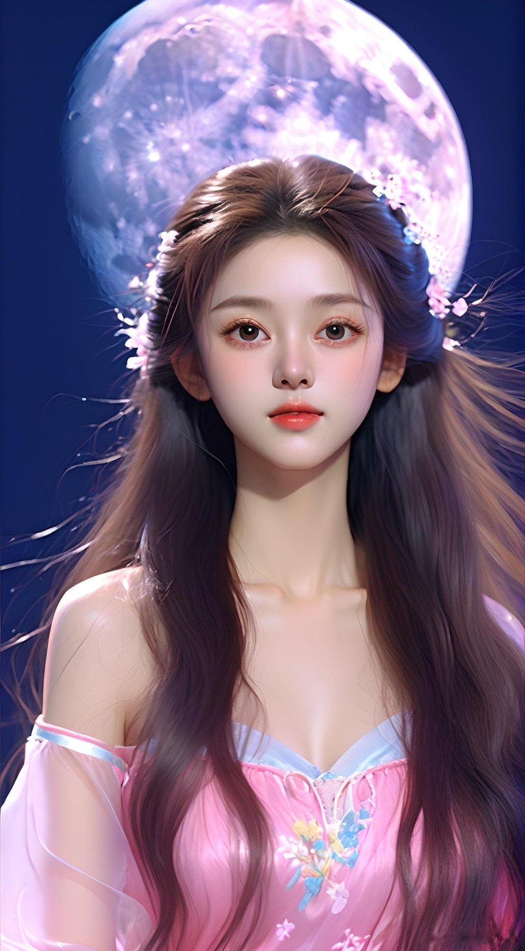 本仙要是嫦娥就好了，还有只兔兔作伴#嫦娥仙子##来个眼神交流吧# ​​​