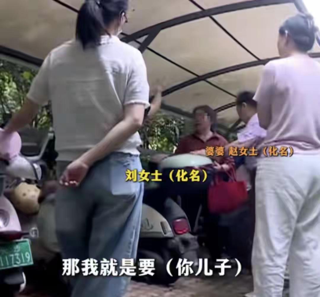 女人活着得有点尊严是不是？长沙赵婆婆带着儿媳刘女士，两个人气冲冲地去找同一栋楼里