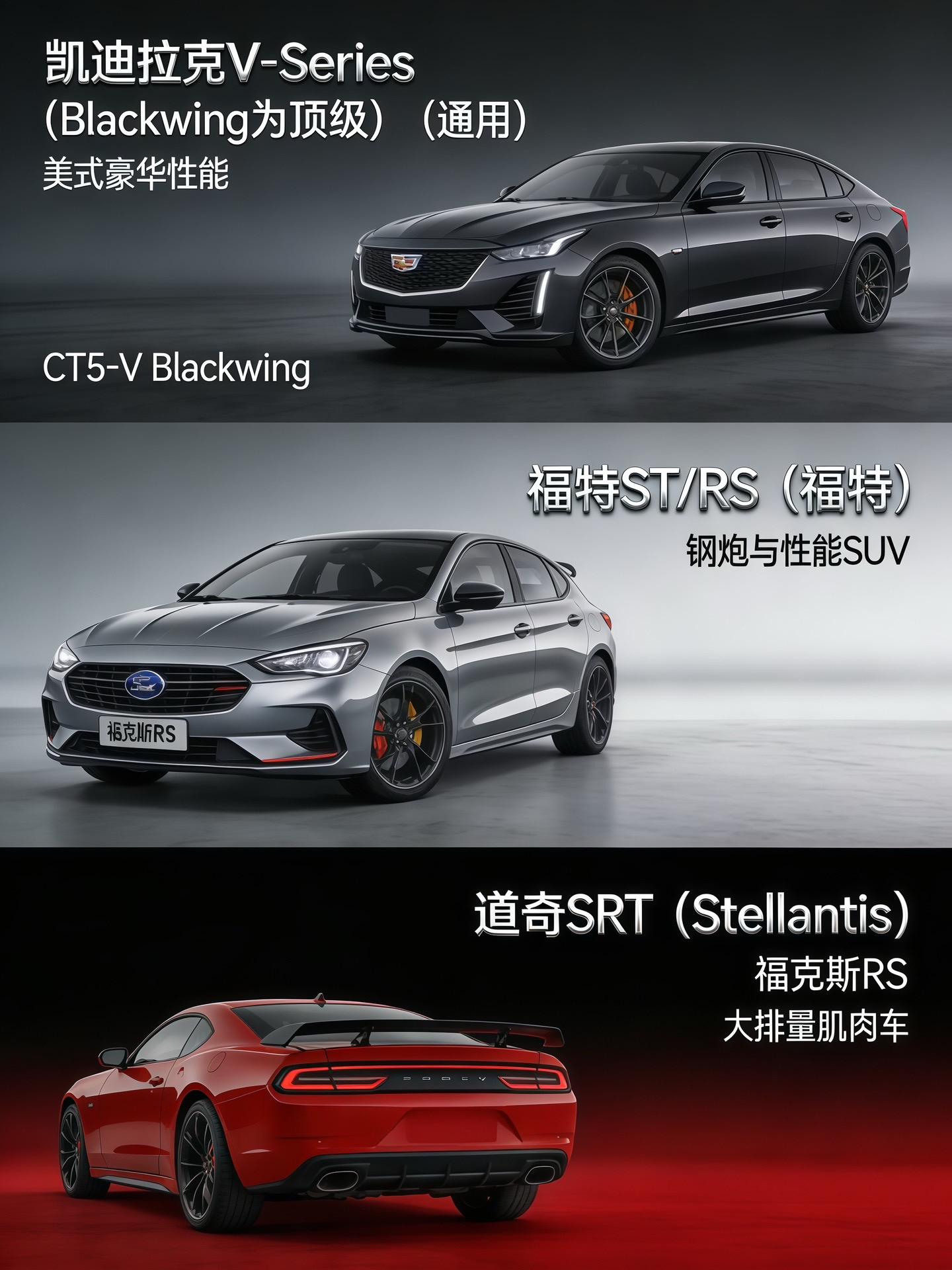 各车企旗下的高性能子品牌！