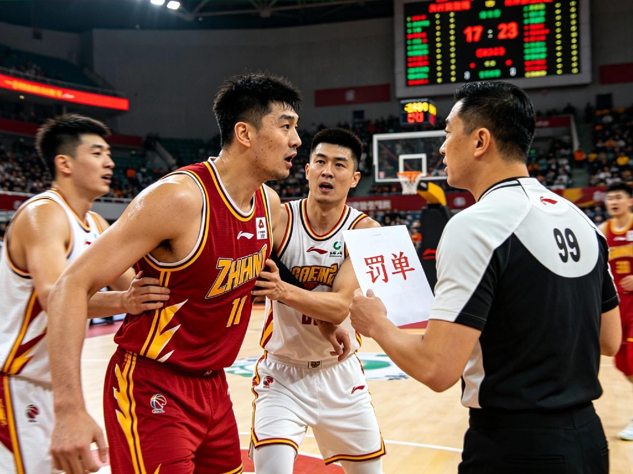 在对阵吉林队的比赛中，曾繁日故意击打对手要害，被停赛2场+罚款10万。累犯屡犯，