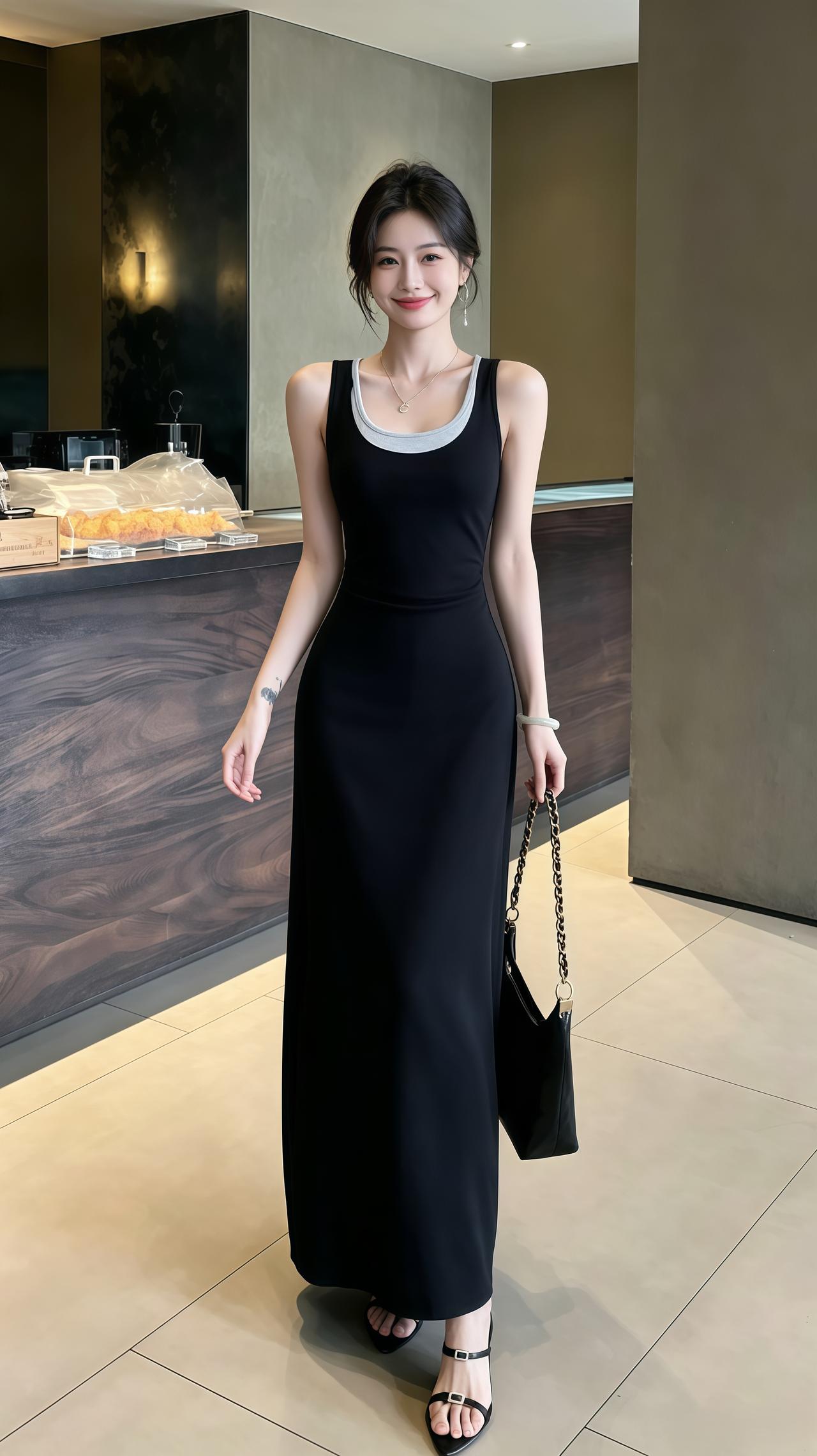 今日份高智感look 今日份极简穿搭 ootd女生穿搭御姐 韩系穿搭夏季穿搭