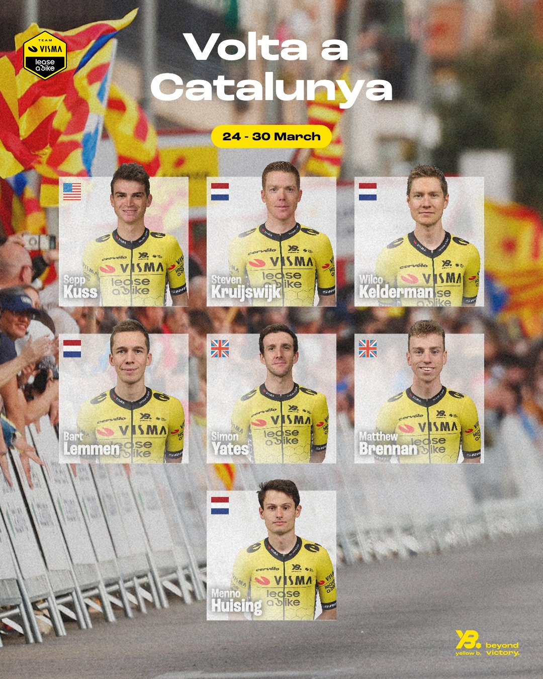 维斯玛车队公布了下周环加泰赛的参赛阵容，最引人关注的是，温格高没有入选。车队说温